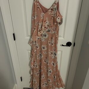 Sugarlips Floral Dress - Pink and White